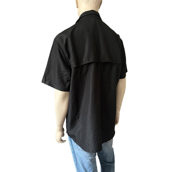 Merrell Tech Shirt SPF-30-50 Recyled material Fishing Hiking Lightweight Black - Picture 7 of 16